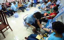 Hơn 600 thanh niên tham gia hiến máu tình nguyện