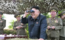 Ông Kim Jong Un đích thân chỉ đạo tập trận quy mô lớn