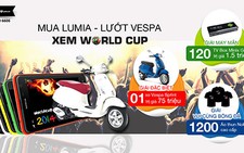 Mua Lumia Nokia, vừa được trúng Vespa vừa được tặng xăng
