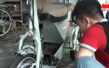 Clip độc đáo xe điện gấp xếp 