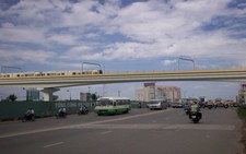 Thi công xây dựng cầu metro Văn Thánh