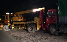 Truy đuổi hơn 20km xe chở quá tải gần 300%