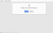 Một số trang web của VCCorp vẫn chưa hoạt động được