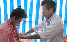 Ngư dân bị đạn bắn vào ngực phải