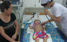​Nhiều bệnh nhi bị viêm phổi