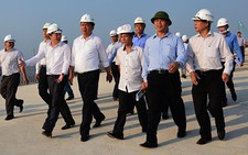 Bộ trưởng Thăng khen đơn vị làm cầu Cổ Chiên