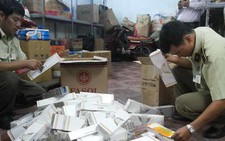 Bắt được một gói thuốc lá lậu được 