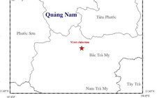 Lại động đất 2,6 độ ở Bắc Trà My