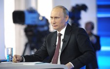 Chiều nay, tổng thống Putin trả lời phỏng vấn trước toàn dân