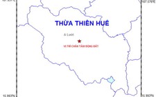 Động đất 3 độ richter tại A Lưới