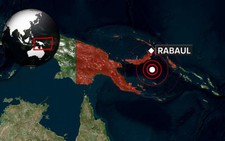 Động đất 7,1 độ richter gần núi lửa Papua New Guinea
