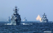 Tàu chiến Nga, Trung Quốc tiến vào Địa Trung Hải tập trận