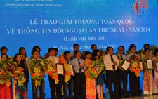 ​Tuổi Trẻ đoạt 2 giải Báo chí thông tin đối ngoại lần 1