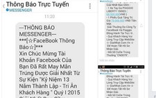 Cảnh giác trúng thưởng khi online trên mạng