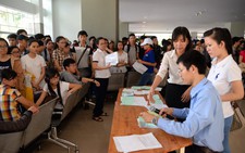 95% thí sinh cả nước làm thủ tục dự thi
