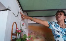 Xây dựng chung cư lại làm nứt nhà dân