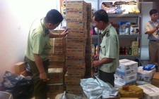 Kho hàng lớn chứa mỹ phẩm, thực phẩm chức năng nghi nhập lậu