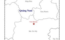 ​Động đất 2,6 độ richter ở Bắc Trà My