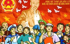 ​Thi sáng tác tranh cổ động kỷ niệm Tổng tuyển cử đầu tiên