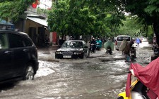 Mưa lớn, trung tâm TP Hải Phòng ngập nặng