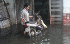 Cả quận chỉ còn vài điểm... không ngập, thời gian ngập... kéo dài