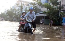 Dự báo TP.HCM ngập nhiều nơi vào giờ cao điểm