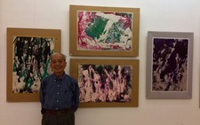 Triển lãm rồi... tặng luôn tranh
