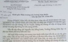 Ngành giáo dục Châu Đốc: Cấm “like” một số chuyện trên Facebook