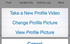 Trải nghiệm thay avatar bằng video trên facebook