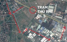 Phí tăng, nhiều xe né trạm thu phí quốc lộ 5