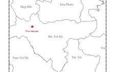 ​Động đất 3,3 độ tại Bắc Trà My