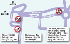 Phân luồng chống kẹt xe cửa ngõ sân bay Tân Sơn Nhất