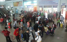 Ga Sài Gòn đón 14.000 lượt khách về quê trong ngày 29-1