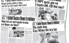 Phát hành liên tục phụ trang  “Cùng bạn chọn trường” 2016
