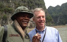 Samuel L. Jackson đăng clip phim trường Kong Skull Island ở Ninh Bình