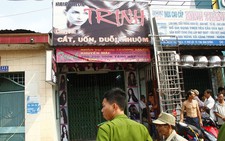 Người đàn ông chết tư thế treo cổ tại tiệm cắt tóc
