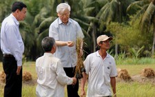 Tổng Bí thư nói Bến Tre cần giảm tỉ trọng nông nghiệp
