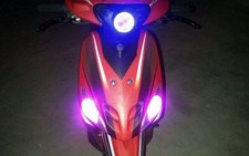 Vấn nạn đèn xe máy độ gây 