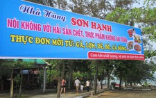 Nhà hàng Quảng Bình căng biển 