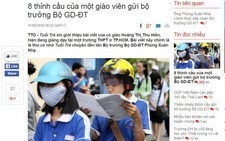 Bộ trưởng GD-ĐT trực tiếp trao đổi với cô giáo viết 