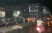 ​Nam thanh niên bị xe container cán chết trong đêm