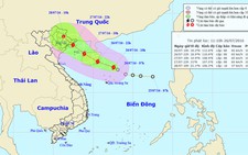 Áp thấp nhiệt đới mạnh thành bão số 1, tiến vào Hoàng Sa