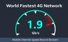 Tốc độ 4G nhanh nhất thế giới 1.9 Gbps