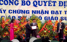 Việt Nam có thêm 702 giáo sư, phó giáo sư