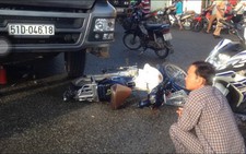 Xe ben cán chết một học sinh trên quốc lộ