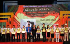 Tuyên dương 45 công chức, viên chức trẻ giỏi toàn quốc