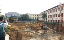 Cần cẩu đè chết nam sinh rồi mới biết công trình không phép