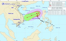 ​Bão số 9 có hướng di chuyển bất thường