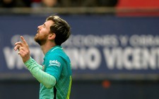 ​Messi và Suarez lập công, Barca thắng dễ Osasuna