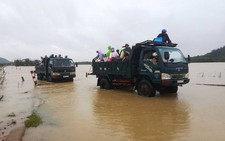 Lũ Bình Định tiếp tục lớn, nhiều khu dân cư bị cô lập